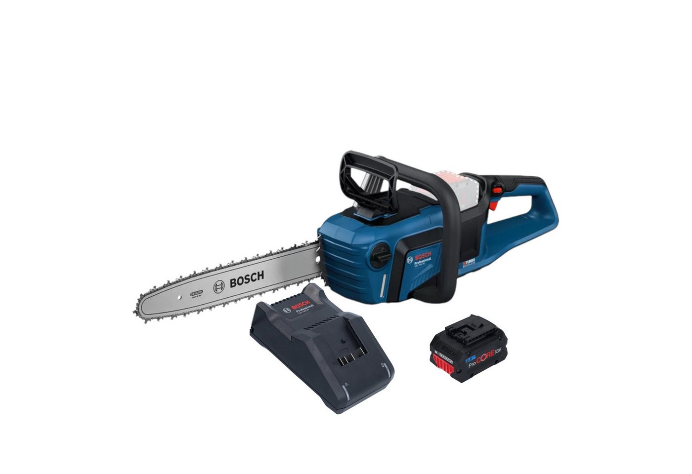 Bosch Professional Benzin-Kettensäge GKE18V-40 Professional 18 V 40 cm + 1x ProCORE Akku 8,0 Ah + Ladegerät Bosch Professional Benzin-Kettensäge GKE18V-40 Professional 18 V 40 cm + 1x ProCORE Akku 8,0 Ah + Ladegerät von Bosch Professional