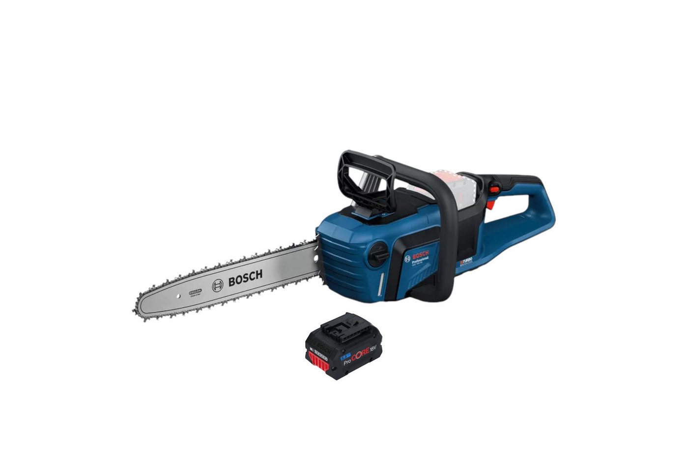 Bosch Professional Benzin-Kettensäge GKE18V-40 Professional 18 V 40 cm Brushless + 1x ProCORE Akku 5,5 Ah Bosch Professional Benzin-Kettensäge GKE18V-40 Professional 18 V 40 cm Brushless + 1x ProCORE Akku 5,5 Ah von Bosch Professional