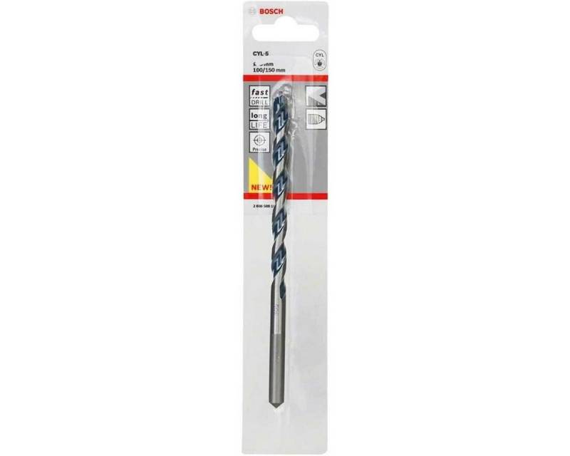 Bosch Professional Betonbohrer 1x CYL-5 Betonbohrer für Beton, Ø 8 x 150 mm, Robust Line Bosch Professional Betonbohrer 1x CYL-5 Betonbohrer für Beton, Ø 8 x 150 mm, Robust Line von Bosch Professional