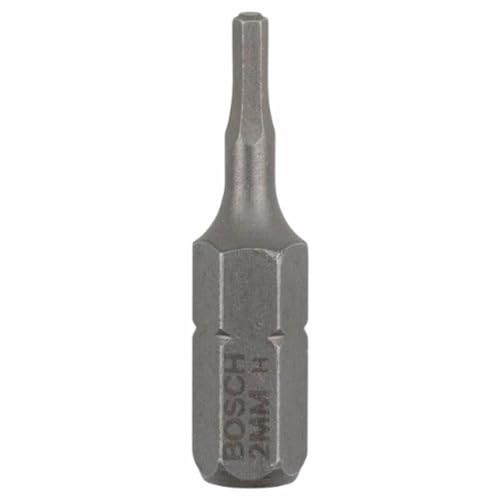 Bosch Professional Bit Extra-Hart für Innensechskant-Schrauben (HEX2, Länge: 25 mm, 3 Stück) von Bosch Accessories