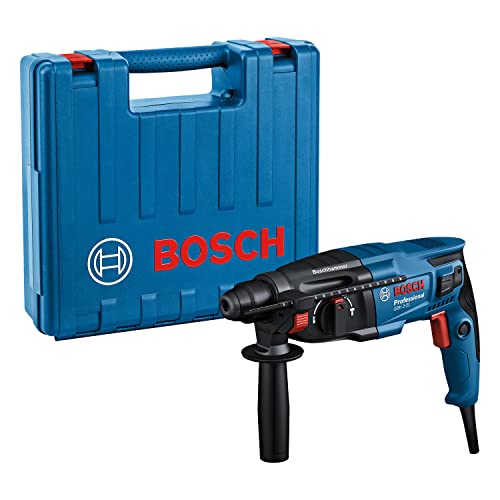 Bosch Professional Bohrhammer GBH 2-21 (mit SDS plus, inkl. Zusatzhandgriff, Maschinentuch, Tiefenanschlag, im Handwerkerkoffer) von Bosch Professional