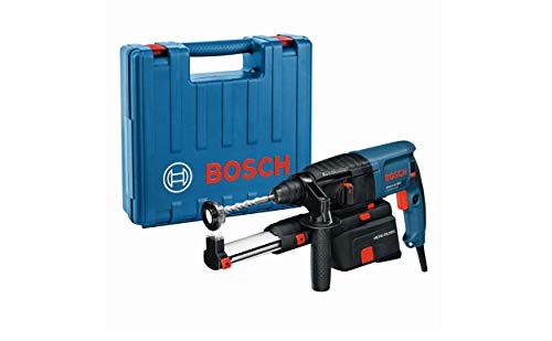 Bosch Professional Bohrhammer GBH 2-23 REA (710 Watt, 2.3 Joule, SDS plus, max Bohr 32mm, integrierte Absaugeinheit, inkl. Zusatzhandgriff, 5 x Dichtungsringe, Hammer Bohr, im Handwerkerkoffer) von Bosch Professional