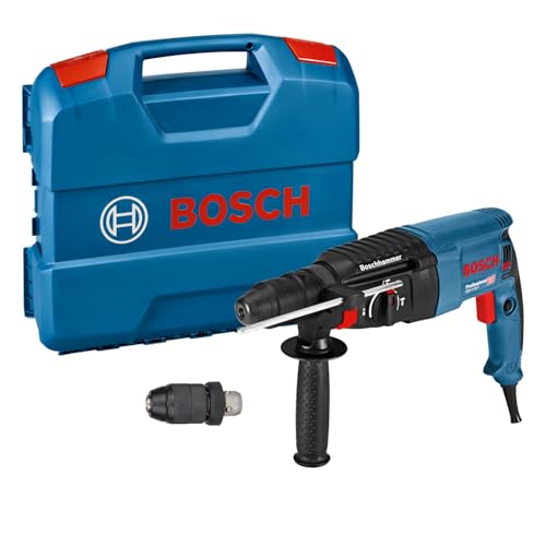 Bosch Professional Bohrhammer GBH 2-28 F (inkl. Zusatzhandgriff, Tiefenanschlag 210mm, Maschinentuch, Schnellspannbohrfutter 13mm, Wechselfutter SDS-plus, L-BOXX) von Bosch Professional