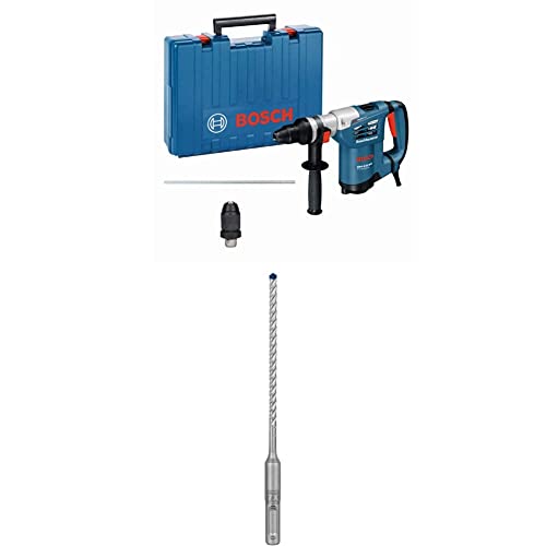 Bosch Professional Bohrhammer GBH 4-32 DFR (SDS-plus, Schlagenergie max: 4,2 J Tiefenanschlag: 310 mm, im Koffer) + 30x Expert SDS plus-7X Hammerbohrer (für Stahlbeton, Ø 10,00x165 mm, Zubehör) von Bosch Professional