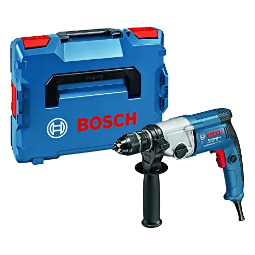 Bosch Professional Bohrmaschine GBM 13-2 RE (Leistung 750 Watt, inkl. Schnellspannbohrfutter 13 mm, Zusatzhandgriff, Tiefenanschlag 210 mm, L-BOXX 102 von Bosch Professional