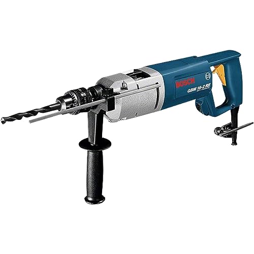 Bosch Professional Bohrmaschine GBM 16-2 RE (inkl. Zusatzhandgriff, Tiefenanschlag 310 mm, Zahnkranzbohrfutter 16mm) von Bosch Professional