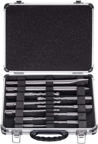 Bosch Accessories Professional 11tlg. SDS-Plus Mixed Hammerbohrer und Meißel Set (für Beton und Mauerwerk, Zubehör Bohrhammer) von Bosch