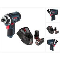 Bosch Professional - Bosch gdr 12V-105 Akku Drehschlagschrauber 12V 105Nm + 2x Akku 2,0Ah + Ladegerät von Bosch Professional