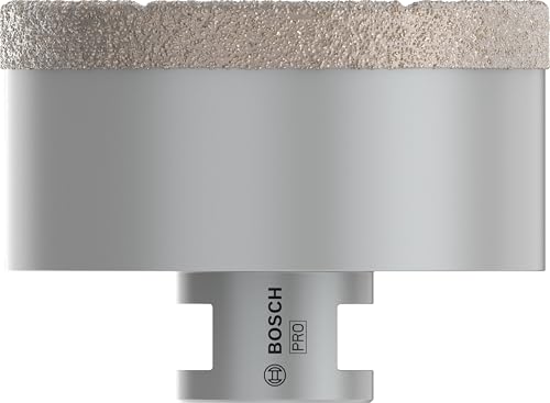 Bosch 1x PRO Multi Material Diamanttrockenbohrkronen für 22,23‑mm-Bohrung und kleine Winkelschleifer (für Fliesen, Harte Fliesen, Ø 83 mm, Professional Zubehör Kleiner Winkelschleifer) von Bosch