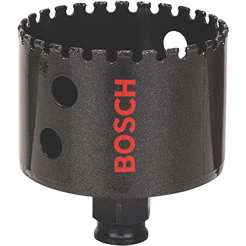 Bosch Professional 1x Diamant-Lochsäge Diamond for Hard Ceramics (für Fliesen, Stein, Ø 64 mm, Zubehör für Schlagbohrer) von Bosch Professional