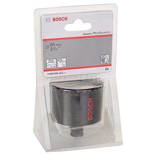 Bosch Professional 1x Diamant-Lochsäge Diamond for Hard Ceramics (für Fliesen, Stein, Ø 65 mm, Zubehör für Schlagbohrer) von Bosch