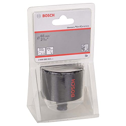 Bosch Professional 1x Diamant-Lochsäge Diamond for Hard Ceramics (für Fliesen, Stein, Ø 65 mm, Zubehör für Schlagbohrer) von Bosch Professional