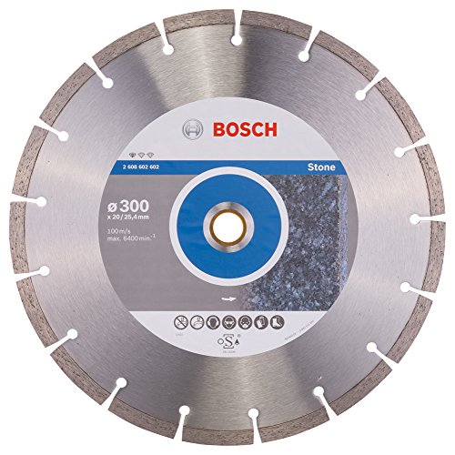 Bosch Accessories Professional 1x Diamanttrennscheibe Standard for Stone (für Stein, Granit, Beton, Ø 300 x 20/25,40 x 3,1 x 10 mm, Zubehör für Tisch- & Benzinsägen) von Bosch Accessories