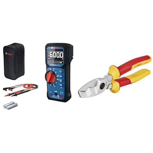 Bosch Professional Digital Multimeter GDM 600-15 mit VDE Cable Scissors - 200mm von Bosch Professional