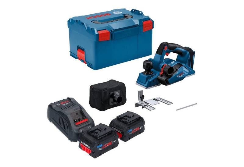 Bosch Professional Elektrohobel GHO 18V-26 Professional 18 V + 2x ProCORE Akku 5,5 Ah + Lader + L-Boxx Bosch Professional Elektrohobel GHO 18V-26 Professional 18 V + 2x ProCORE Akku 5,5 Ah + Lader + L-Boxx von Bosch Professional