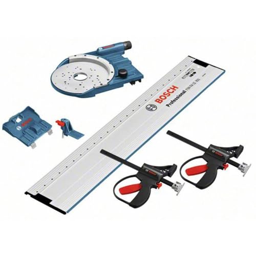 Bosch Professional Systemzubehör-Paket FSN OFA 32 KIT 800 (beinhaltet Führungsschiene mit Lochraster, Führungsschienenadapter, 2 Klemmzwingen, Zusatzadapter) von Bosch Professional