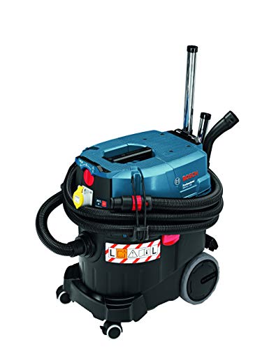 Bosch Professional Nass-/Trockensauger GAS 35 L AFC (inkl. 1x Zellulose-Flachfaltenflter, Fugendüse, Entsorgungssack, Krümmer, Bodendüsen-Set, 3x0,35 m Saugrohr, Schlauch 5 m mit Werkzeugmuffe) von Bosch Professional