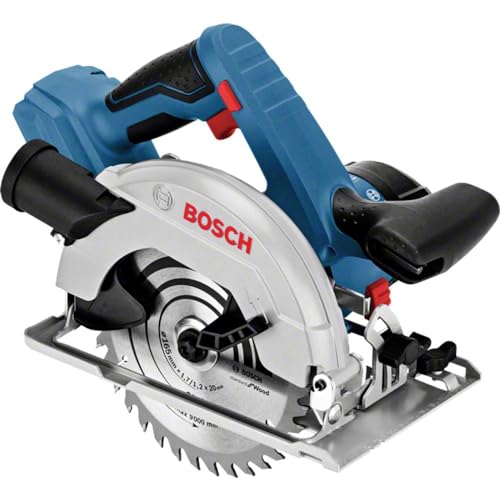 Bosch Professional 18V System Akku Kreissäge GKS 18V 57-2 L (Sägeblatt links, bürstenloser Motor, 57 mm Schnitttiefe bei 90°-Schnitten, inkl. L-BOXX, ohne Akkus und Ladegerä) von Bosch Professional