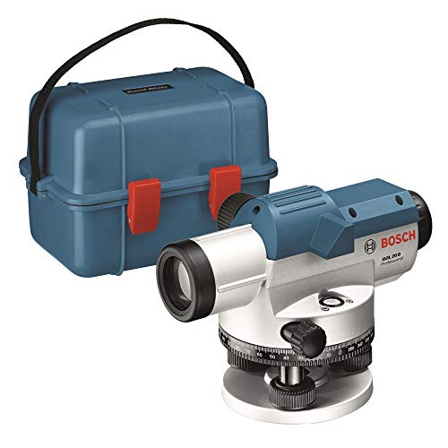 Bosch Professional Optisches Nivelliergerät GOL 20 D (20-fache Vergrößerung, Maßeinheit: 360 Grad, Arbeitsbereich: bis zu 60 m, im Transportkoffer) Bosch Professional Optisches Nivelliergerät GOL 20 D (20-fache Vergrößerung, Maßeinheit: 360 Grad, Arbeitsbereich: bis zu 60 m, im Transportkoffer) von Bosch Professional