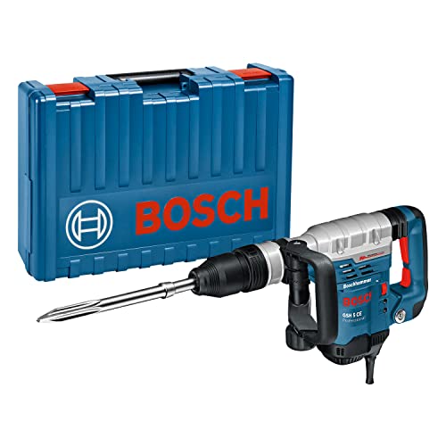 Bosch Professional Schlaghammer GSH 5 CE (mit SDS-max, Leistung 1.150 Watt, 400 mm Spitzmeißel, 8,3 J Schlagenergie, im Koffer) von Bosch Professional