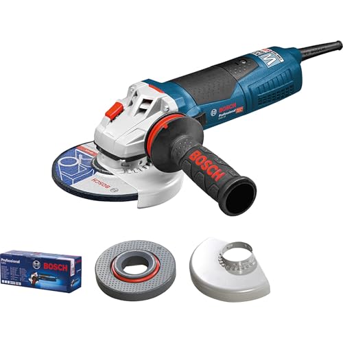 Bosch Professional Winkelschleifer GWS 19-125 CIE (inkl. Aufnahmeflansch, Schutzhaube, Spannmutter, Zusatzhandgriff, Zweilochschlüssel) von Bosch Professional