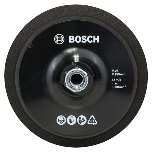 Bosch Professional Gummischleifteller 150mm, 1 Stk., 2608612027 von Bosch Professional