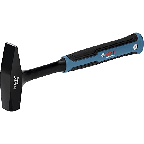 Bosch Professional Schlosserhammer 500 g (DIN 1041 geprüft, Hammer und Schaft aus einem Guss, vibrationsarm) von Bosch Professional