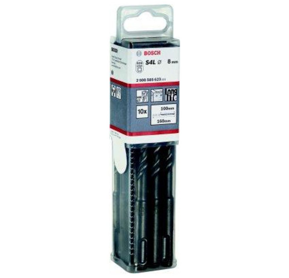 Bosch Professional Hammerbohrer SDSplus Bohrer plus-5 10er Pack 10,0 x 100/160 mm von Bosch Professional