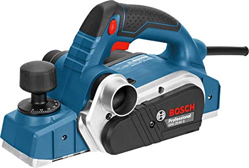 Bosch Professional Hobel GHO 26-82 D (Leistung 710 Watt, inkl. Parallelanschlag, Sechskantstiftschlüssel SW 2,5, Stoffstaubbeutel, Handwerkoffer) von Bosch Professional