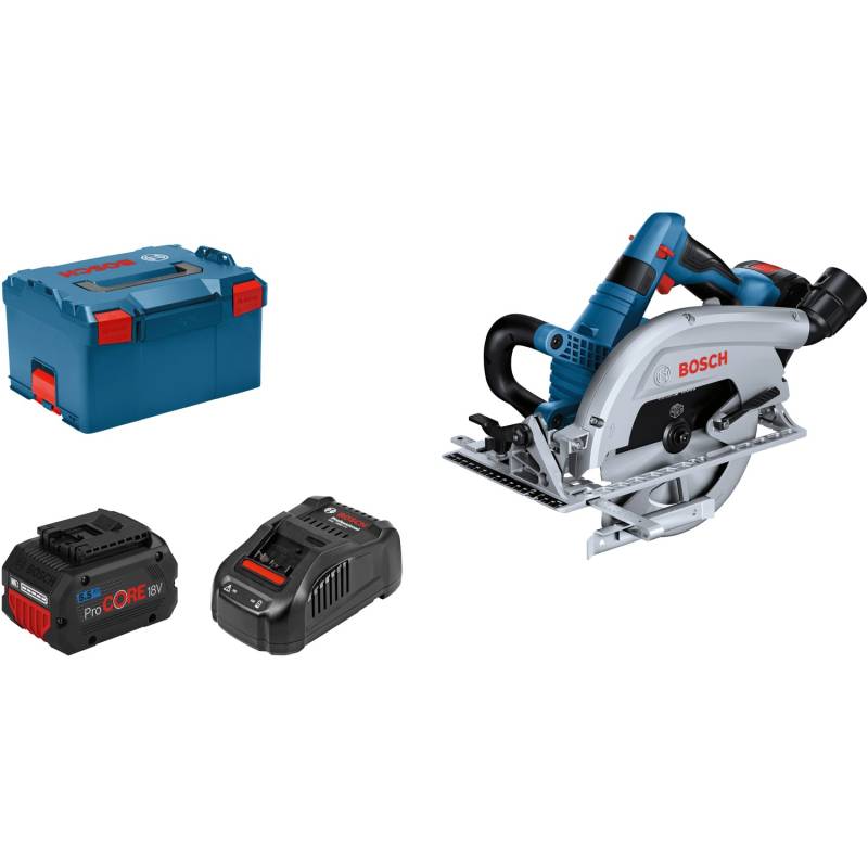 Bosch Professional Handkreissäge GKS 18V-70 L inkl. 2 x 5 Ah in L-Boxx von Bosch Professional