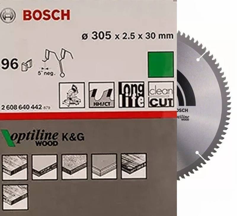 Bosch Professional Kreissägeblatt Bosc Kreissägeblatt 305 mm x 2,5 x 30 mm x 96 Z Optiline Holz Bosch Professional Kreissägeblatt Bosc Kreissägeblatt 305 mm x 2,5 x 30 mm x 96 Z Optiline Holz von Bosch Professional