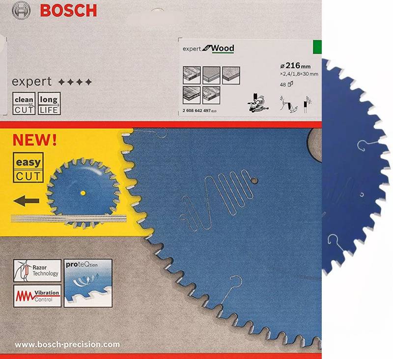 Bosch Professional Kreissägeblatt Bosch Profl Kreissägeblatt Ø 216 x 30 x 2.4 mm,48 Z Expert Wood Bosch Professional Kreissägeblatt Bosch Profl Kreissägeblatt Ø 216 x 30 x 2.4 mm,48 Z Expert Wood von Bosch Professional