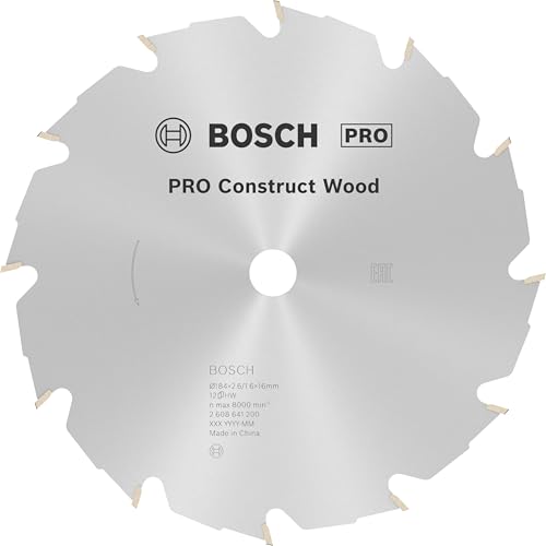 Bosch Professional Kreissägeblatt Construct Wood (Holz, 12 Zähne, Zubehör Kreissäge) 184 mm von Bosch Professional