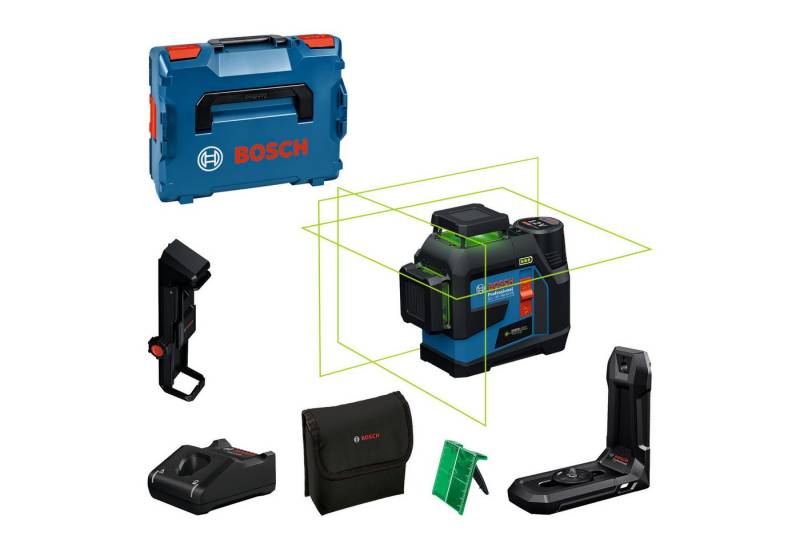 Bosch Professional Kreuzlinienlaser »GLL 12V-100-33 CG«, Inkl. 1x Akku GBA 12V 2.0Ah, in L-BOXX 136 und Universalhalter LB 10 Bosch Professional Kreuzlinienlaser »GLL 12V-100-33 CG«, Inkl. 1x Akku GBA 12V 2.0Ah, in L-BOXX 136 und Universalhalter LB 10 von Bosch Professional