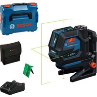 Bosch Professional Kreuzlinienlaser "Kombilaser "GCL 12V-50-22 CG"", Inkl. 1x Akku GBA 12V 2,0Ah und Ladegerät GAL 12V-40, in L-BOXX 136 von Bosch Professional