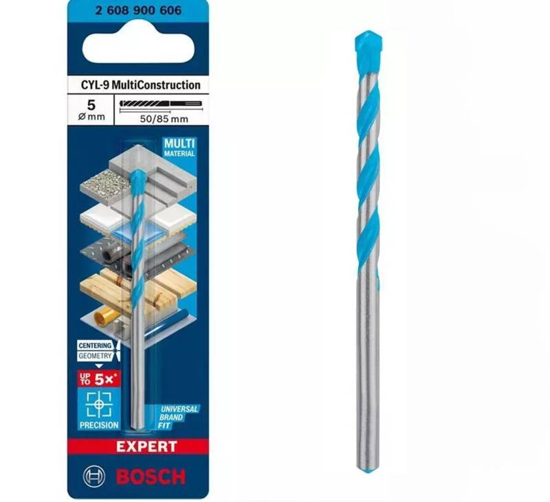 Bosch Professional Mehrzweckbohrer Bosch CYL-9 Mehrzweckbohrer Ø 5 mm EXPERT MultiContruction von Bosch Professional