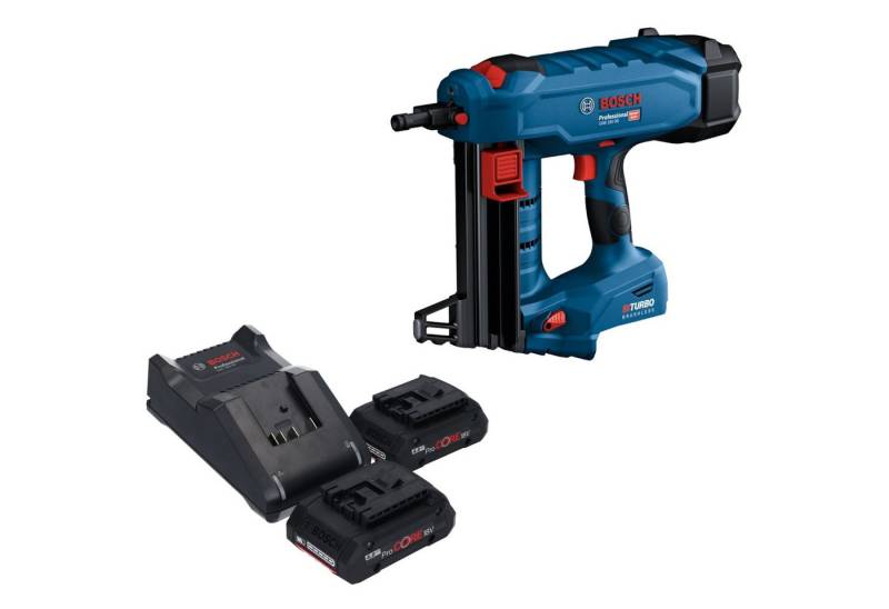 Bosch Professional Nagler GNB 18V-38 Professional 18 V 13 - 38 mm + 2x Akku 4,0 Ah + Ladegerät Bosch Professional Nagler GNB 18V-38 Professional 18 V 13 - 38 mm + 2x Akku 4,0 Ah + Ladegerät von Bosch Professional