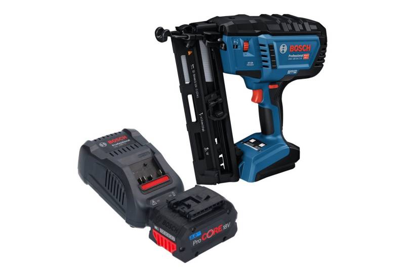 Bosch Professional Nagler GNH 18V-64-2 M Professional 18 V + 1x ProCORE Akku 8,0 Ah + Lader Bosch Professional Nagler GNH 18V-64-2 M Professional 18 V + 1x ProCORE Akku 8,0 Ah + Lader von Bosch Professional
