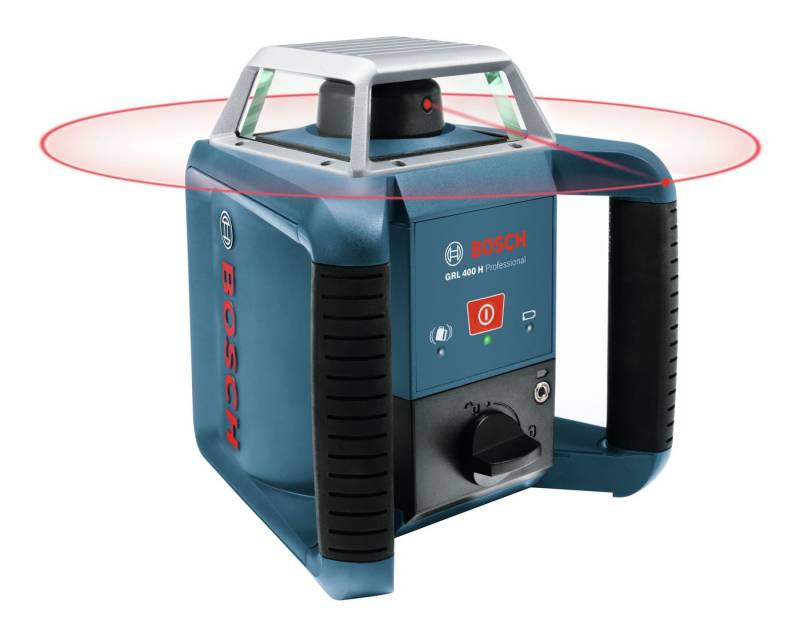Bosch Professional Punkt- und Linienlaser GRL 400 H, Rotationslaser mit Laserempfänger LR 1 - im Handwerkerkoffer von Bosch Professional