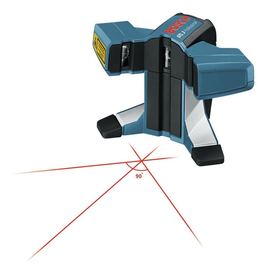Bosch Professional Punkt- und Linienlaser GTL 3, Fliesenlaser mit Schutztasche von Bosch Professional