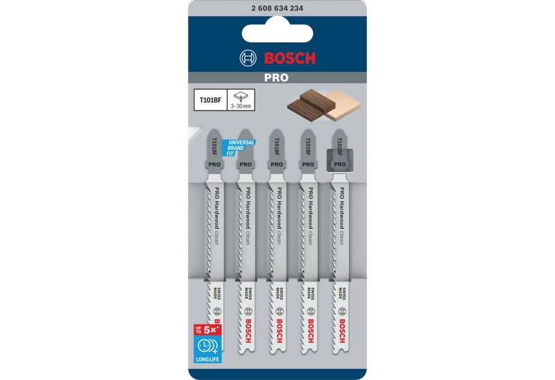 Bosch Professional Sägeblatt Bosch Professional Stichsägeblatt T 101 BF Clean von Bosch Professional