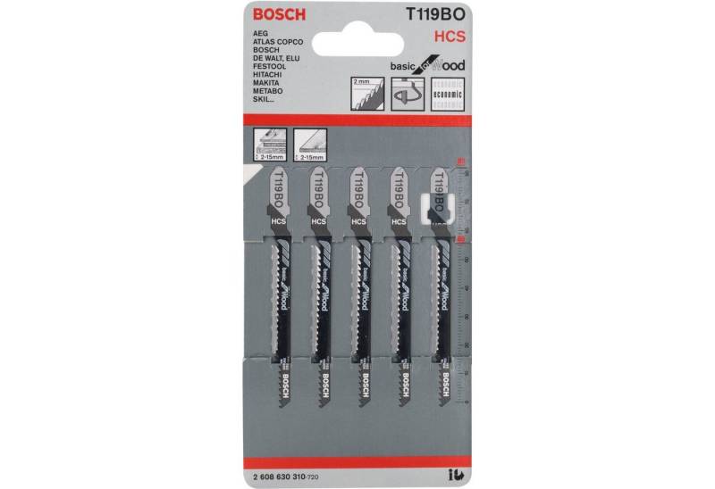 Bosch Professional Sägeblatt Bosch Professional Stichsägeblatt T 119 BO Basic Bosch Professional Sägeblatt Bosch Professional Stichsägeblatt T 119 BO Basic von Bosch Professional