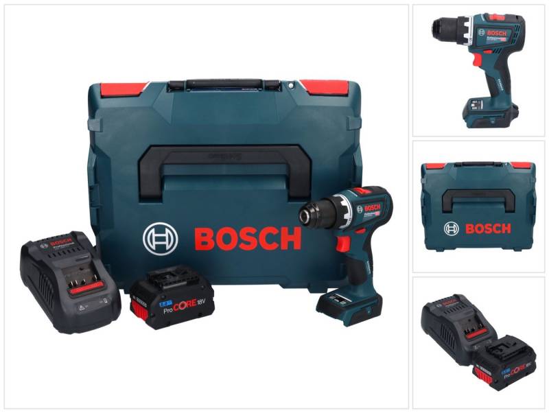 Bosch Professional Akku-Schrauber GSR 18V-90 C Professional Akku Bohrschrauber 18 V 64 Nm Brushless + 1 von Bosch Professional