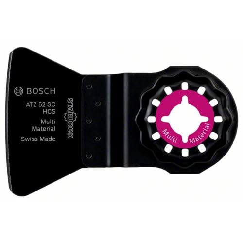 Bosch Professional Schaber starr, 10 Stück (Mörtel, Fliesenkleber, Betonreste, für Multifunktionswerkzeuge Starlock, Starlock Plus/Max, ATZ 52 SC) von Bosch Professional