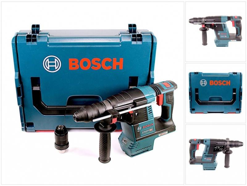 Bosch Professional Schlagbohrmaschine GBH 18V-26 F Akku Bohrhammer 18V 2,6J brushless SDS plus Solo + L-Box von Bosch Professional
