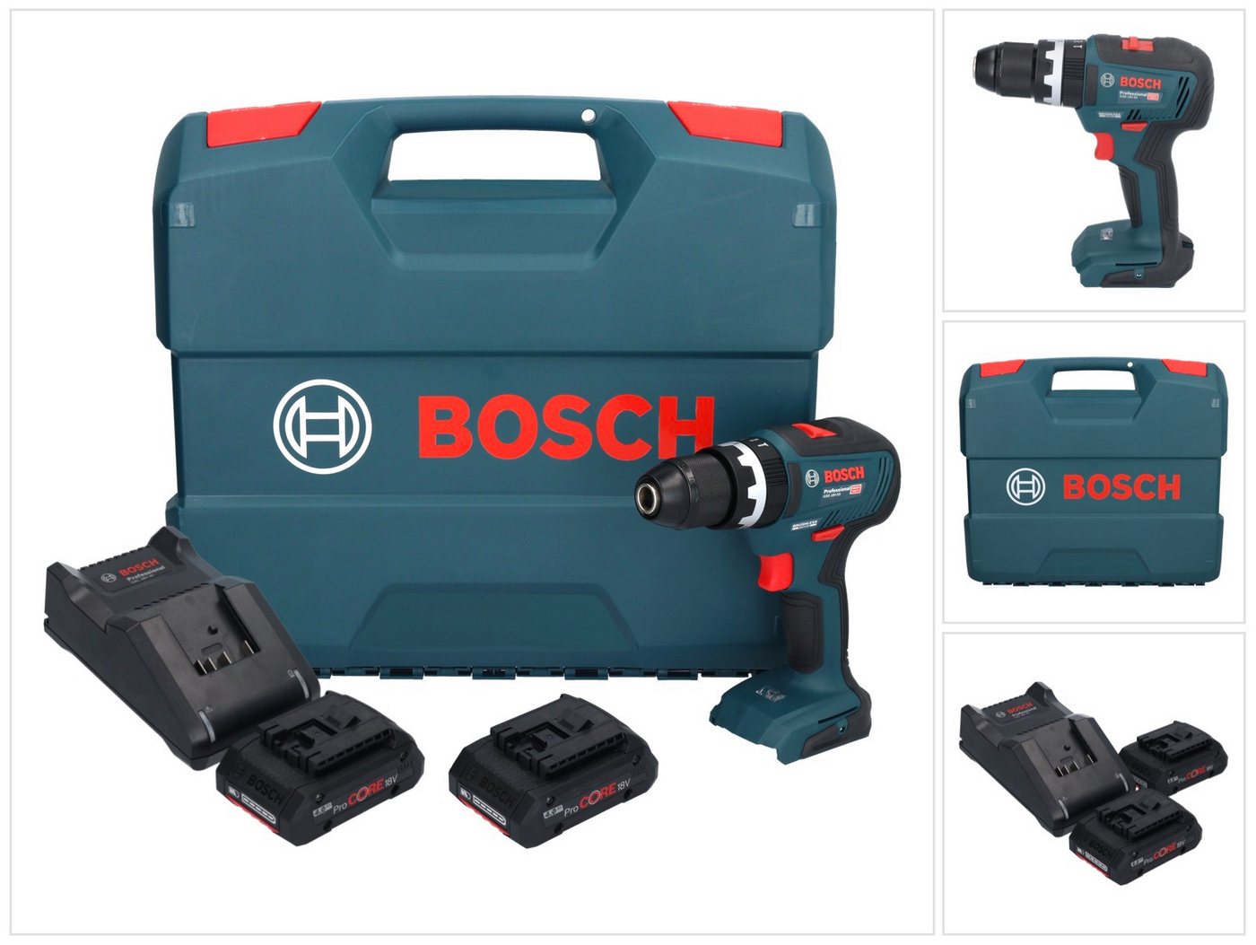 Bosch Professional Schlagbohrmaschine GSB 18V-55 Professional Akku Schlagbohrschrauber 18 V 55 Nm Brushless Bosch Professional Schlagbohrmaschine GSB 18V-55 Professional Akku Schlagbohrschrauber 18 V 55 Nm Brushless von Bosch Professional