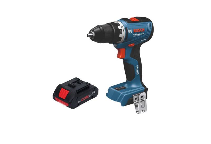 Bosch Professional Schlagbohrmaschine GSB 18V-65 Professional 18V 65Nm + 1x ProCORE Akku 4,0Ah - ohne Lader von Bosch Professional