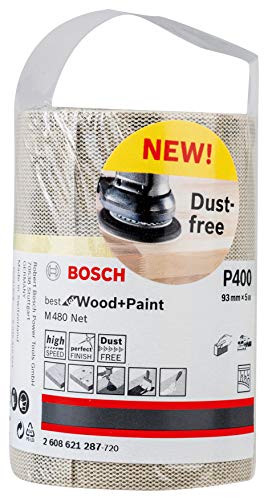 Bosch Professional Schleifrolle M480 Best for Wood and Paint (Holz und Farbe, 93 x 5000 mm, Körnung P120, Zubehör Handschleifen) von Bosch Accessories