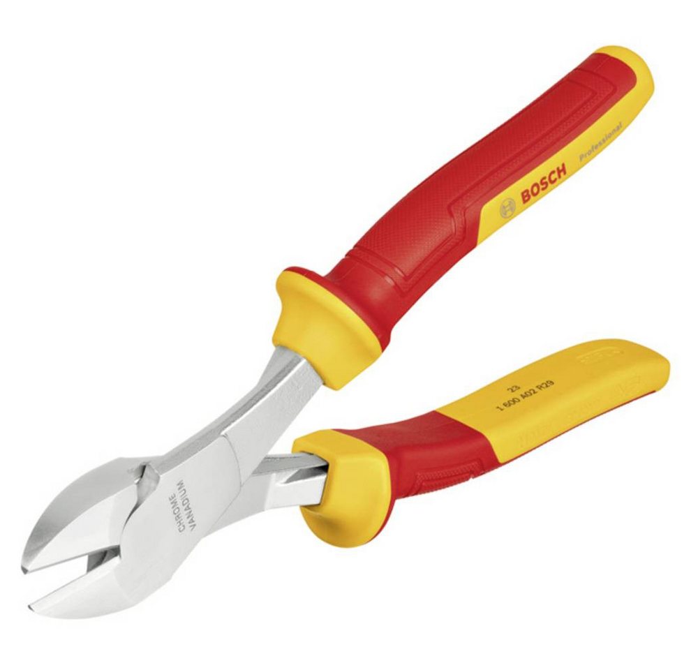 Bosch Professional Seitenschneider VDE-Seitenschneider mit starker Hebelkraft 200 mm 1600A02NE2 von Bosch Professional