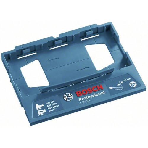 Bosch Professional Stichsäge Zubehör FSN SA (Adapter für geführte Geradschnitte mit Stichsägen auf der Führungsschiene, inkl. 1x Stichsägeblatt T 344 DP für Holz) von Bosch Professional